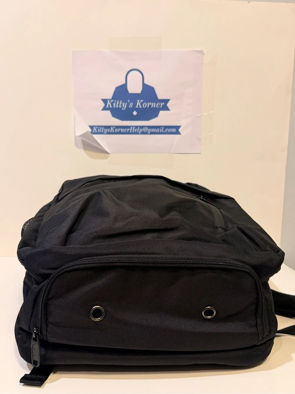NWT Matein Black Backpack - Durable Travel & Commuter Bag